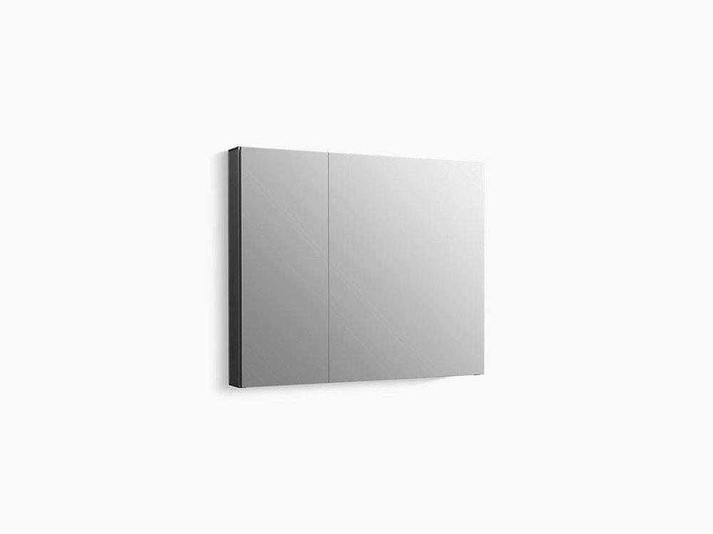 KOHLER Maxstow™ 30 x 24 in. Surface Mount Medicine Cabinet in Dark Anodized Aluminum