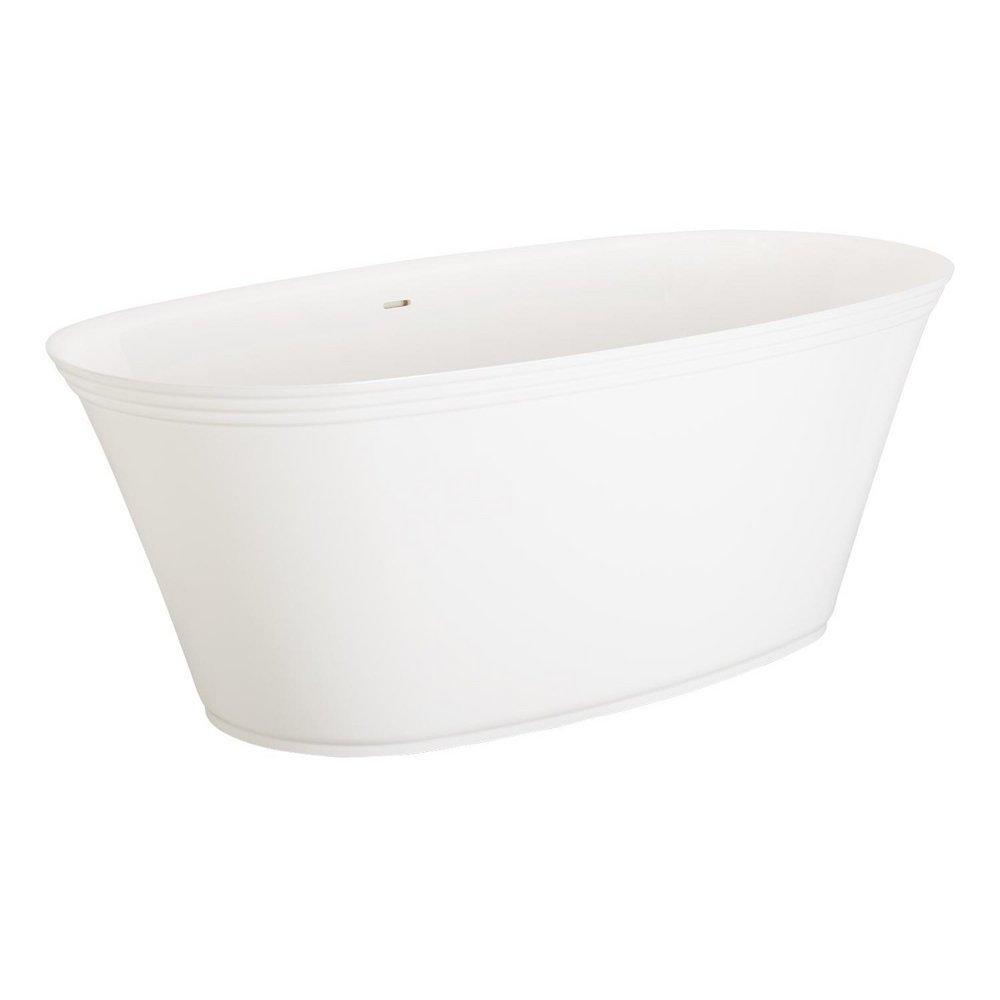 Signature Hardware Doric 67 x 31 in. Freestanding Bathtub in White