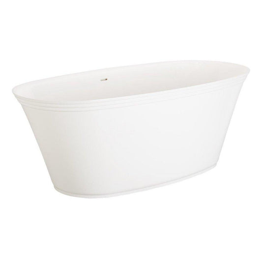 Signature Hardware Doric 67 x 31 in. Freestanding Bathtub in White