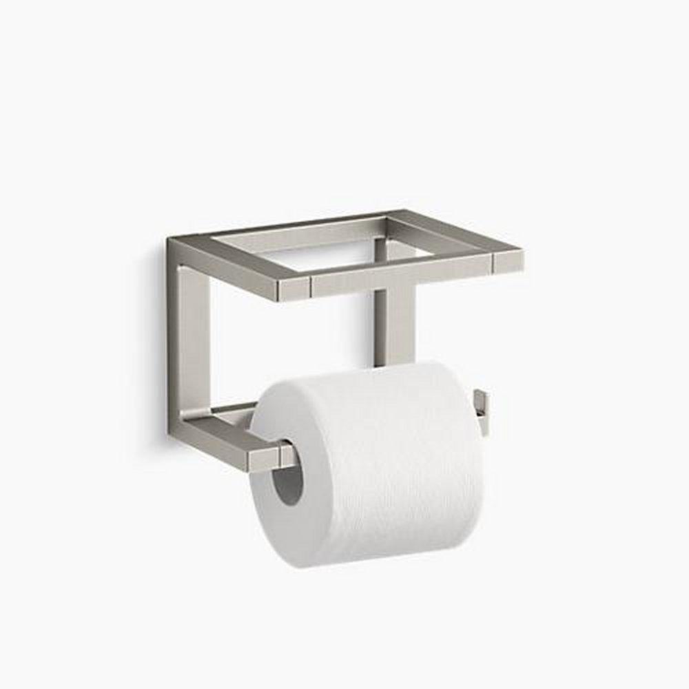 KOHLER Draft® Wall Toilet Tissue Holder in Vibrant® Brushed Nickel