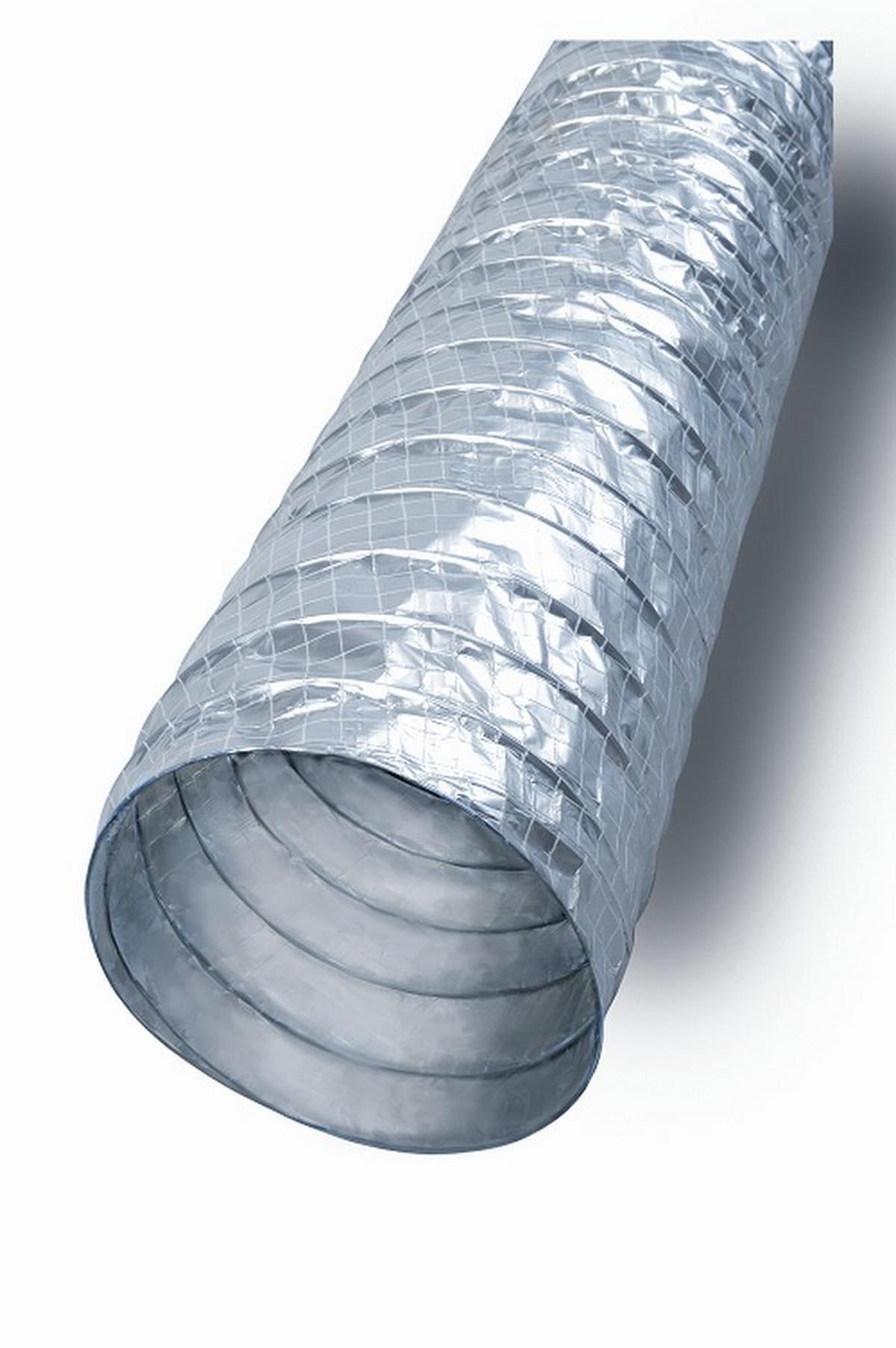 3 in. x 25 ft. Silver Uninsulated Flexible Air Duct