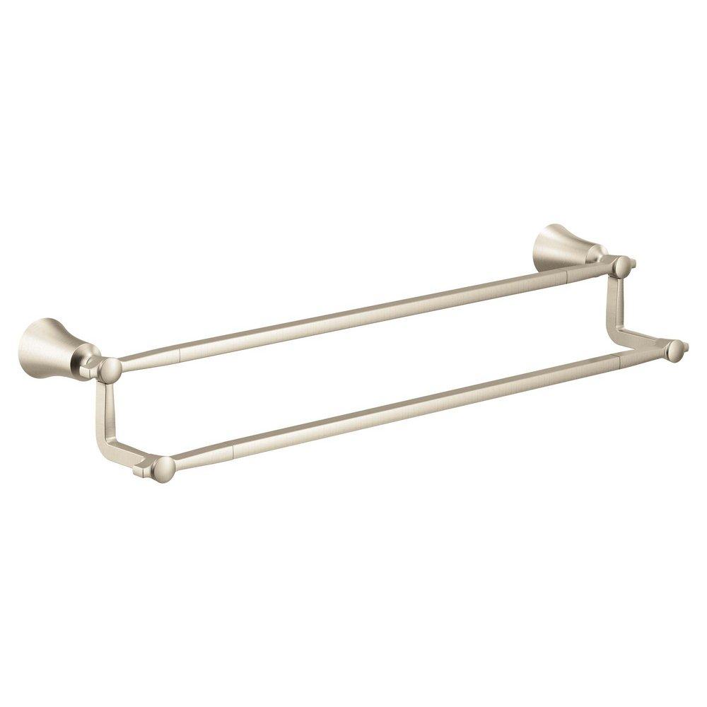 Moen Flara™ 24 in. Towel Bar in Brushed Nickel