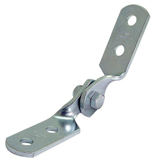 FNW® Figure 7847 Electrogalvanized 4-Hole Hinged Adjustable Corner Angle Fitting