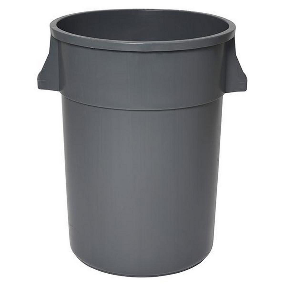 Continental Commercial Products Tuffcan™ 31 in. 44 gal Plastic Receptacle Can in Grey