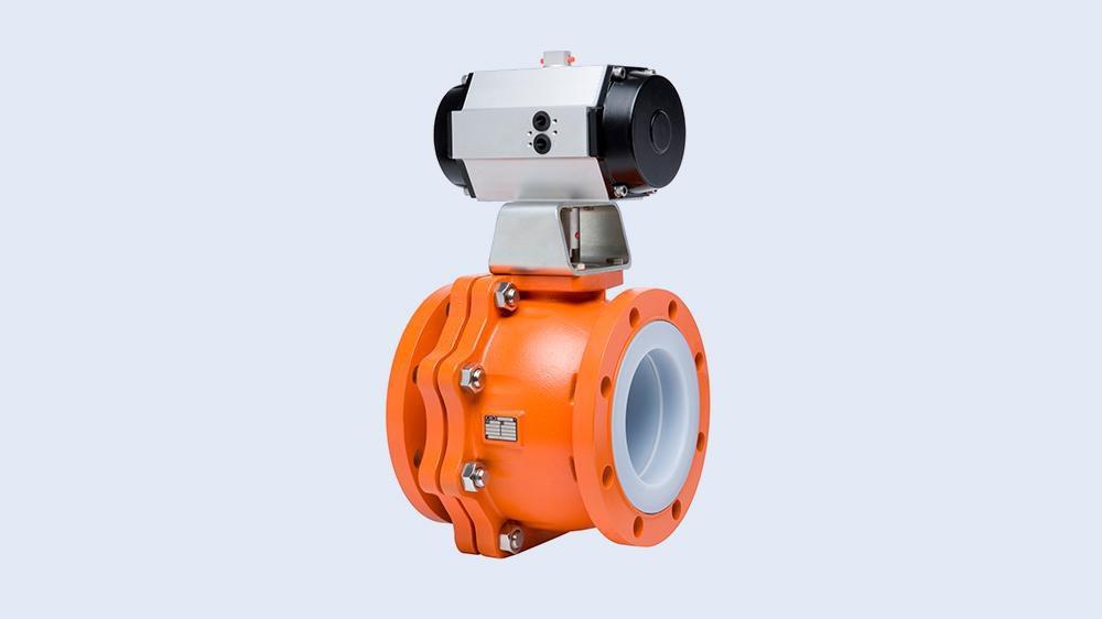 XOMOX Series XLB 4 in. Ductile Iron Reduced Port Flanged 150# Ball Valve