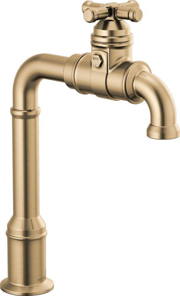 Delta Faucet Broderick™ Single Handle Bar Faucet in Brilliance® Champagne Bronze