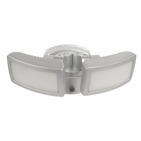 9-3/5 in. 40W 5000K LED Flood Light in Stainless Steel