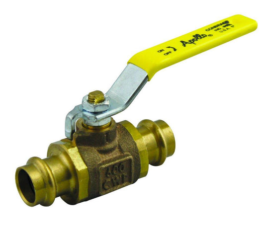 Apollo® Press 77W-HCA Series 3/4 in. Cast Bronze Full Port Press 200# Ball Valve