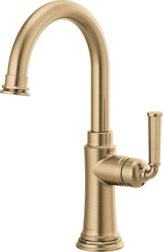 Brizo Rook® Single Handle Bar Faucet in Brilliance® Luxe Gold®