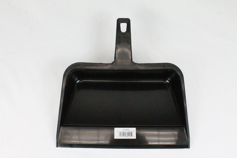 9-1/2 in. Plastic Dust Pan in Black