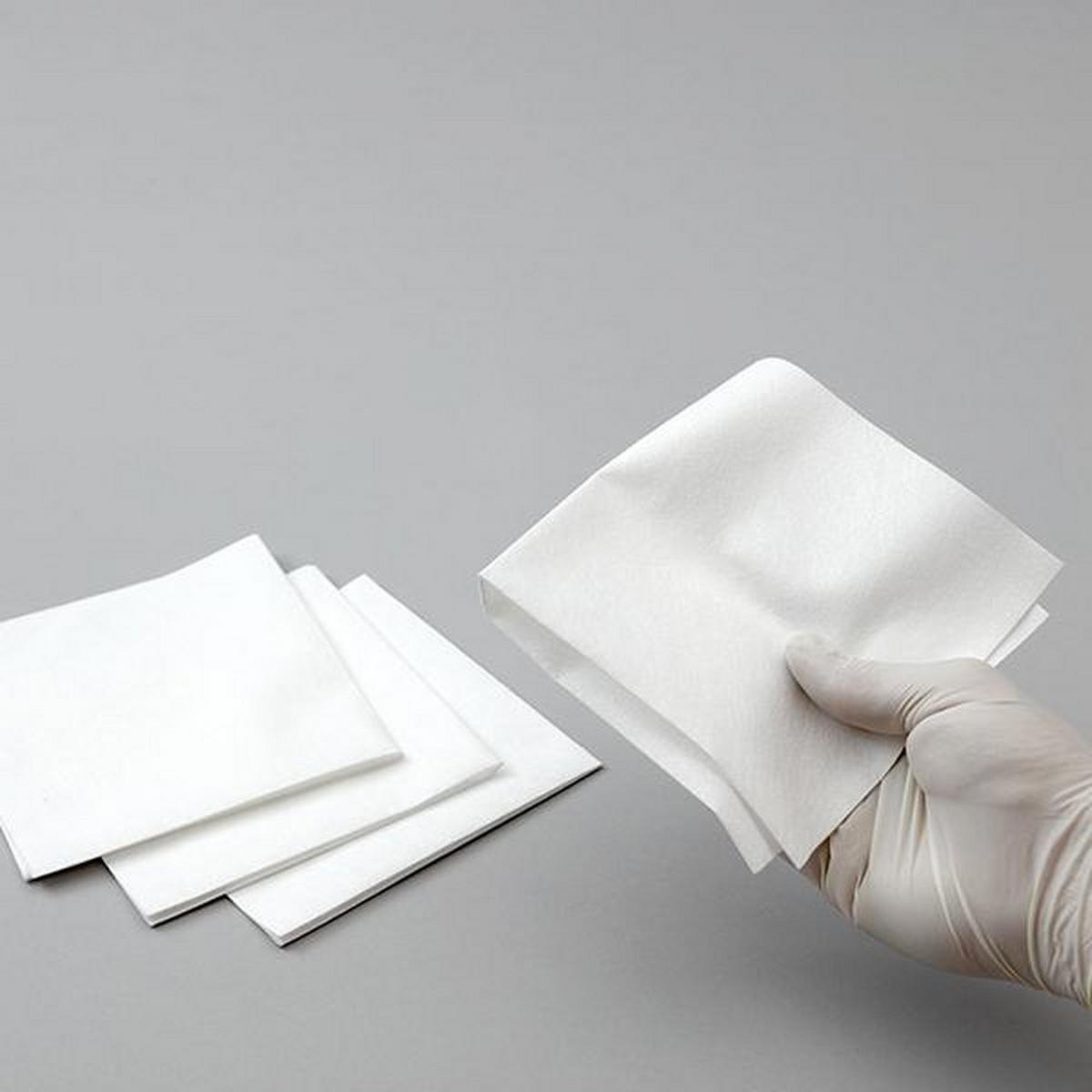 Geerpres® AdvanTex® 12 x 12 in. Single Use Microfiber Wipes in White for Disinfectant Solution (Case of 24)