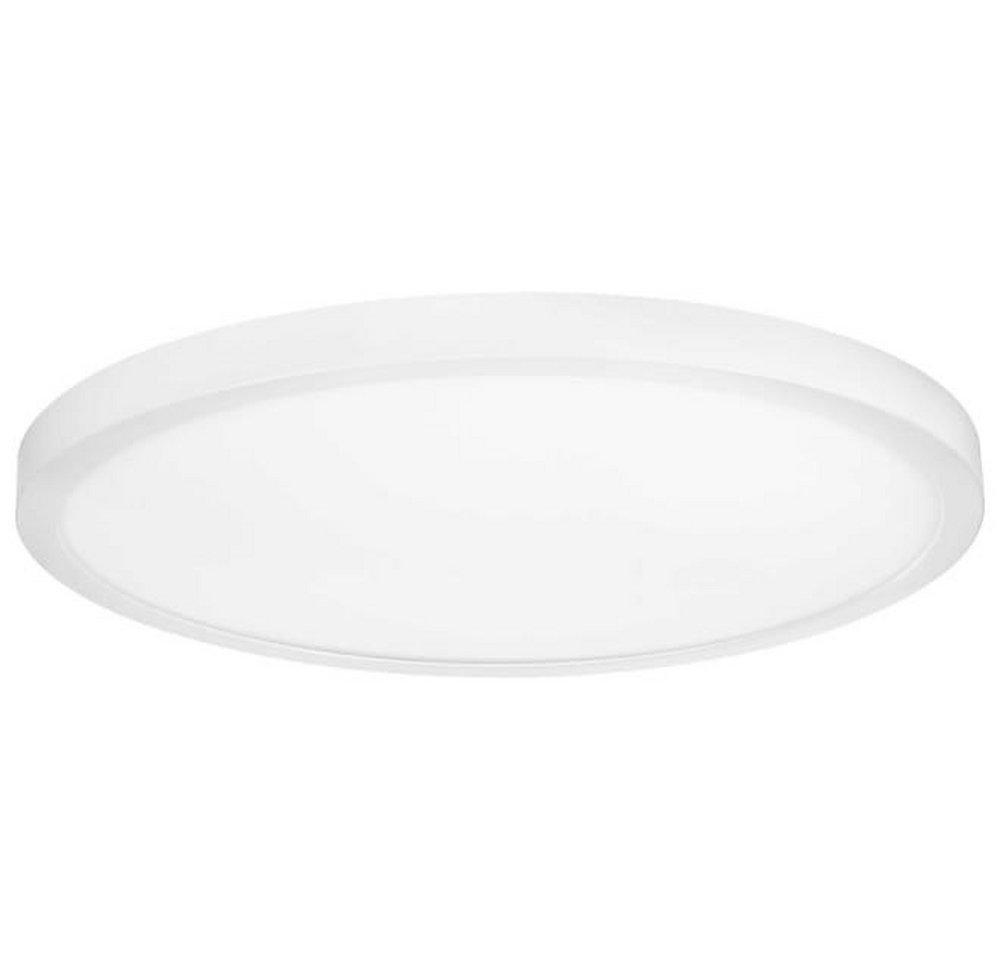 Progress Lighting Edgelit 23W 1-Light Integrated LED Flush Mount Ceiling Fixture in White