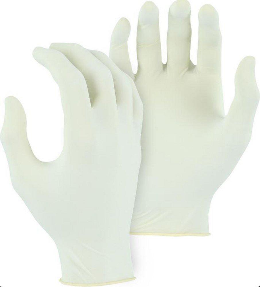 4 mil Powder Free Disposable Vinyl Gloves in Clear, L (Box of 100)