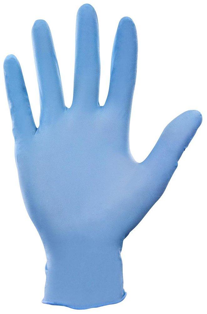 4 mil Powder Free Disposable Nitrile Gloves in Blue, S (Box of 100)