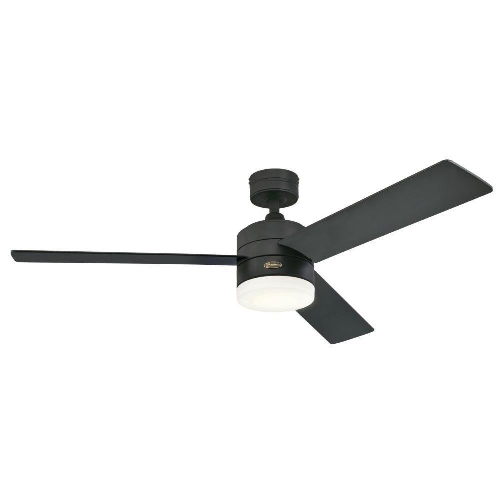 Westinghouse Lighting Alta Vista 52 in. 75W 3-Blade Integrated LED Ceiling Fan in Matte Black