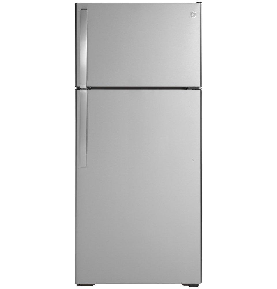 16.63 cu. ft. Top Mount Freezer Refrigerator in Stainless Steel