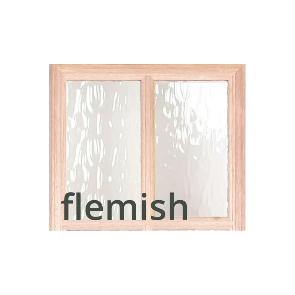 36x80 in Exterior Mahogany Door Slab | 6 Lite with Moulding