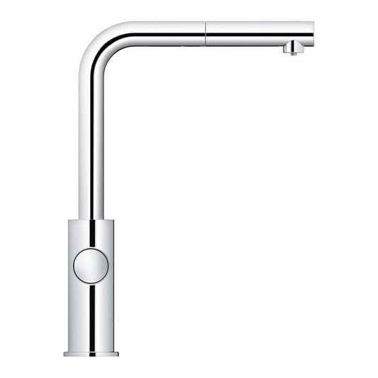 GROHE Blue Professional Single Handle Pull Out Kitchen Faucet in StarLight® Chrome