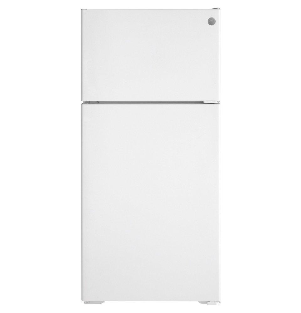 28 in. 16.6 cu. ft. Top Mount Freezer Refrigerator in White