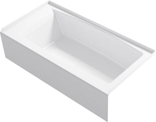 KOHLER Entity™ 60 in. x 30 in. Soaker Alcove Bathtub with Right Drain in White