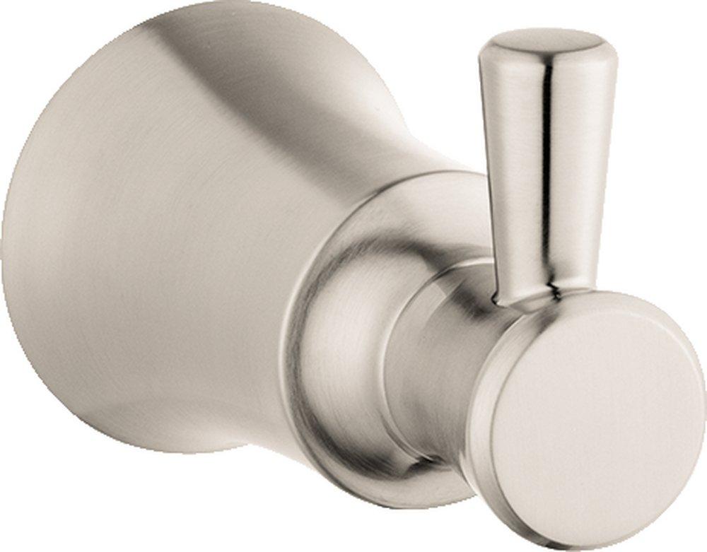 Hansgrohe Joleena 1-Hook Robe Hook in Brushed Nickel