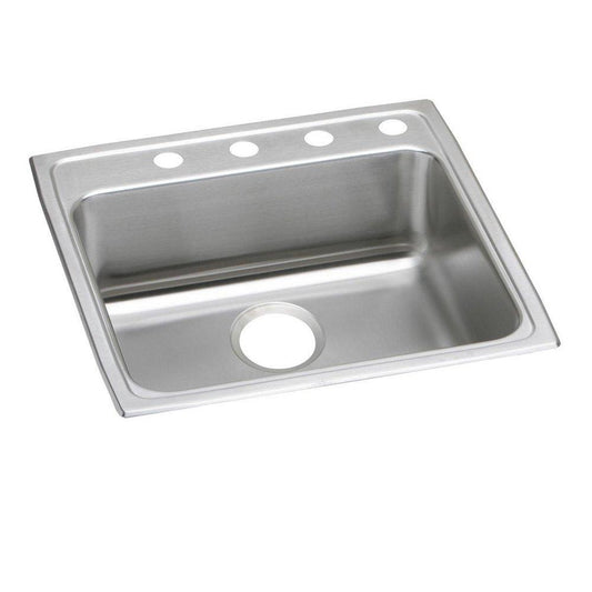 Elkay Lustertone® 22 in. Drop-in Stainless Steel Single Bowl Kitchen Sink in Lustrous Satin