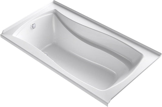 KOHLER Mariposa® 66 x 35-15/16 in. Air Bath Alcove Bathtub with Left Drain in White
