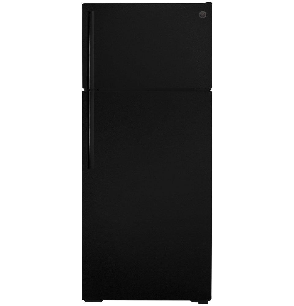 17.5 cu. ft. Top Mount Freezer Refrigerator in Black