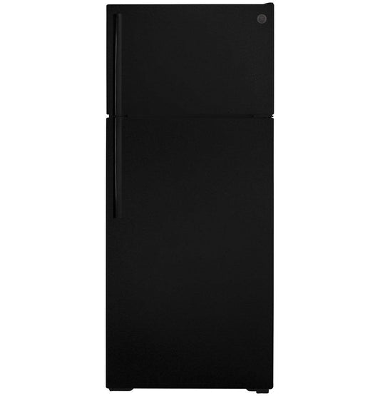 17.5 cu. ft. Top Mount Freezer Refrigerator in Black