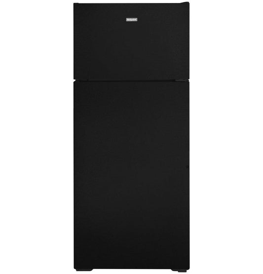 GE Hotpoint Hotpoint 17.5 cu. ft. Top Mount Freezer Refrigerator in Black