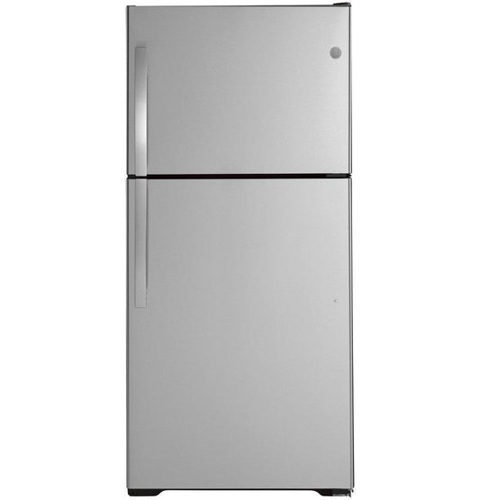 19.2 cu. ft. Top Mount Freezer Refrigerator in Stainless Steel