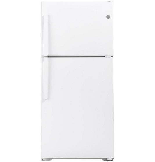21.9 cu. ft. Top Mount Freezer Refrigerator in White