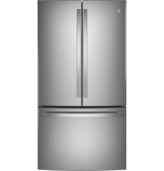 GE® Profile™ 23.1 cu. ft. French Door Refrigerator in Fingerprint Resistant Stainless Steel