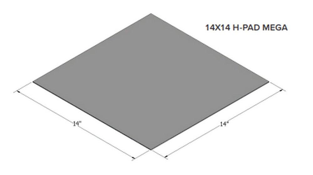 FNW® Figure 7712 14 in. EPDM Slip Sheet for Rooftop Unit