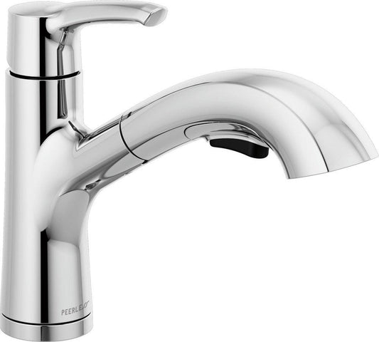 Peerless® Parkwood™ Single Handle Pull Out Kitchen Faucet in Chrome