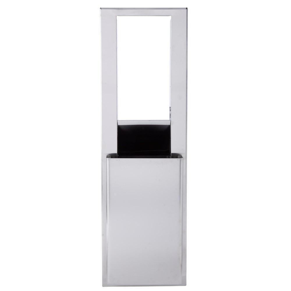 Georgia-Pacific enMotion® 6.93 gal Stainless Steel Flex Trash Receptacle in Silver