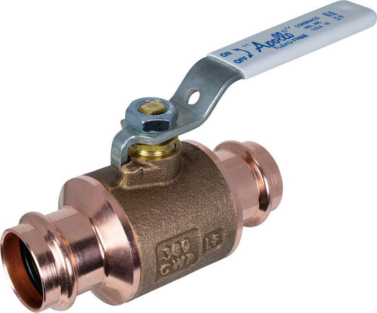 Apollo® Press 77WCLF Series 3/4 in. Bronze Full Port Press Ball Valve