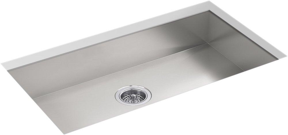 KOHLER Vault™ 32 in. Undermount Stainless Steel Single Bowl Kitchen Sink