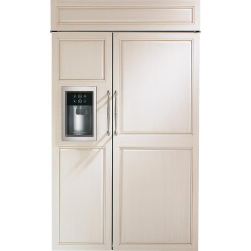 48 in. 28.62 cu. ft. Side-by-Side Refrigerator in Panel Ready
