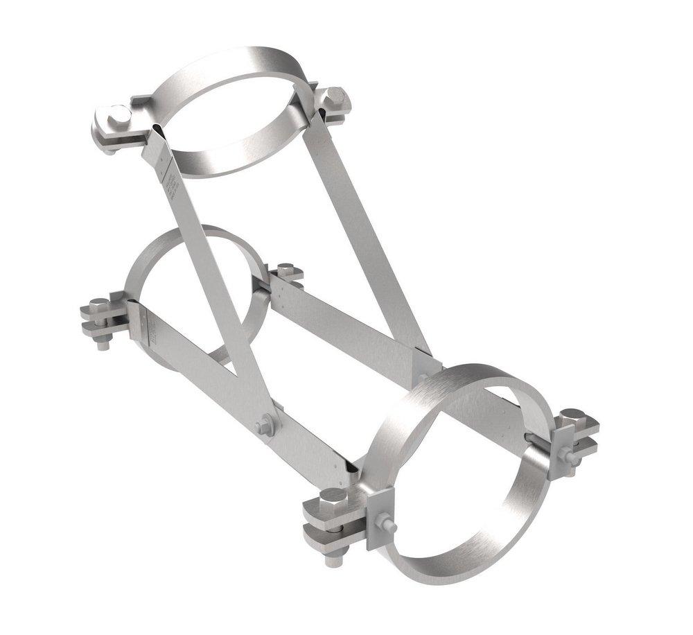 HoldRite™ 117-W Series 10 x 8 in. No Hub Fitting Restraint Wye