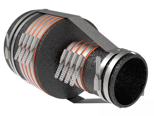 HoldRite™ 117-R Series 10 x 8 in. Clamp Galvanized Steel Pipe Harness