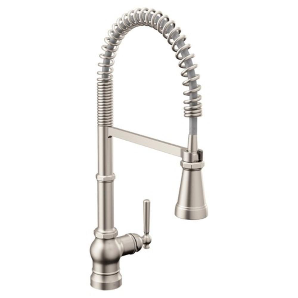 Moen Paterson™ Single Handle Pull Down Kitchen Faucet in Spot Resist™ Stainless