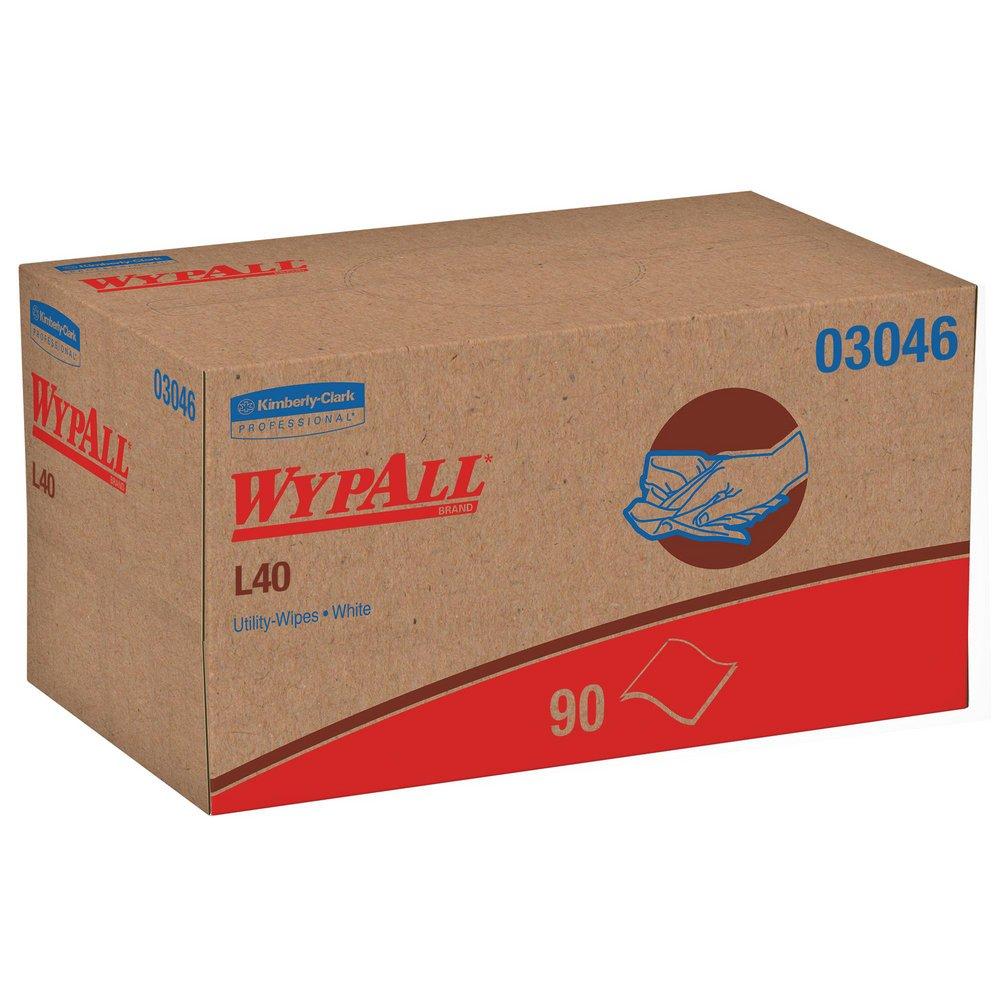 WypAll® L40 WYPALL L40 WIPES PU BX 90 WHIT (Case of 9)