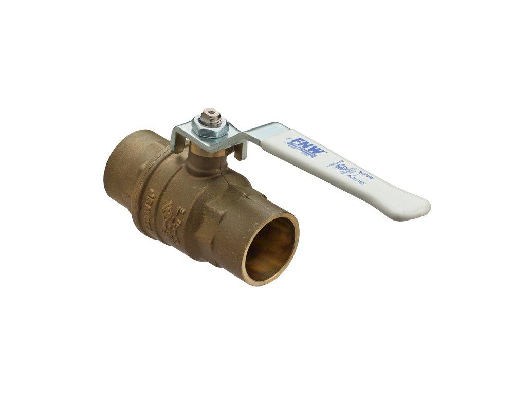 FNW® Figure X451 2 in. Forged Bronze Full Port Sweat 600# Ball Valve