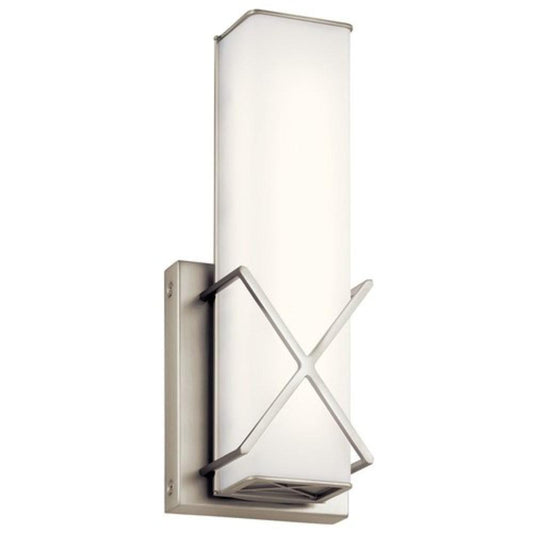 Kichler Lighting Trinsic™ 34.9W 1-Light 12 in. Wall Sconce in Brushed Nickel
