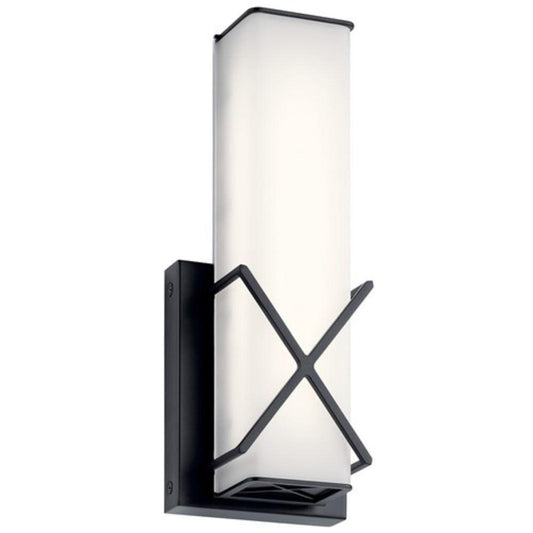 Kichler Lighting Trinsic™ 34.9W 1-Light 12 in. Wall Sconce in Matte Black
