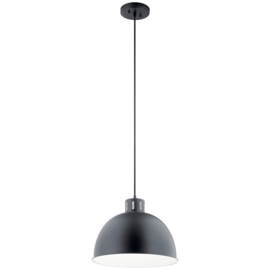 Kichler Lighting Zailey™ 150W 1-Light Medium E-26 Incandescent Pendant Light in Black