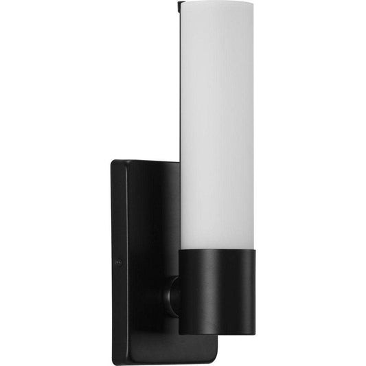 Progress Lighting Blanco 16W 1-Light 11-3/4 in. Matte Black Wall Sconce