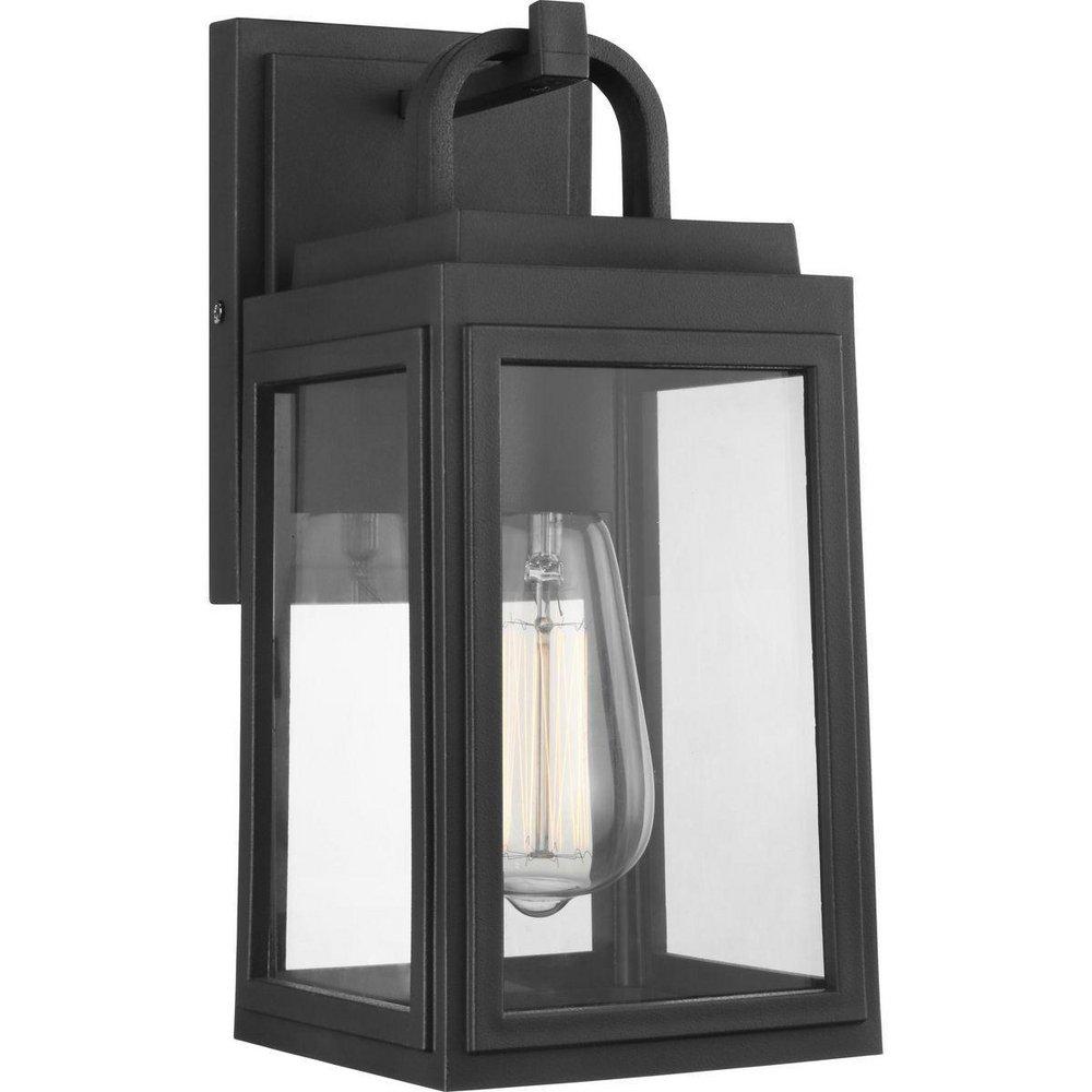 Progress Lighting Grandbury 1-Light 60W 12in. Outdoor Wall Sconce in Textured Black