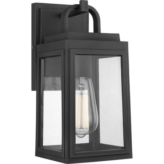 Progress Lighting Grandbury 1-Light 60W 12in. Outdoor Wall Sconce in Textured Black